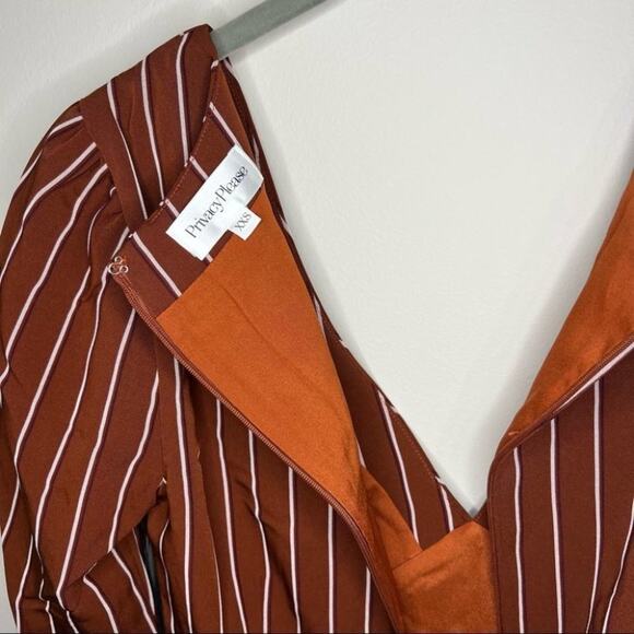 Privacy Please Curtis Mini Striped Dress Size XXS Extra extra small - Picture 9 of 11